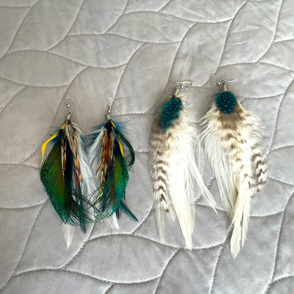 Feather Earrings